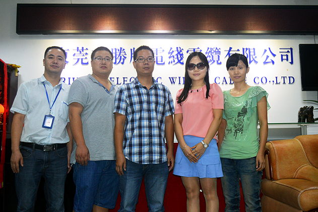 Old customer Mr. Lin visited our company